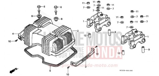 CYLINDER HEAD COVER CM125CN de 1992